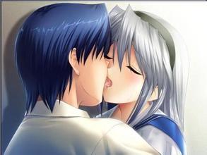 动漫舌吻视频,甜蜜瞬间，情感交融